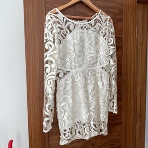 Finders, ivory lace dress